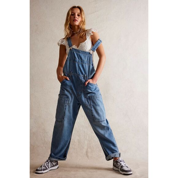 Free People Pants - Free People We The Free Way Back Overalls